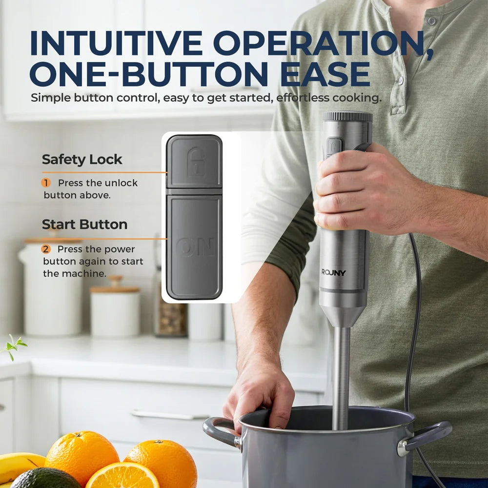 Blendzy 4-in-1 Hand Blender Set