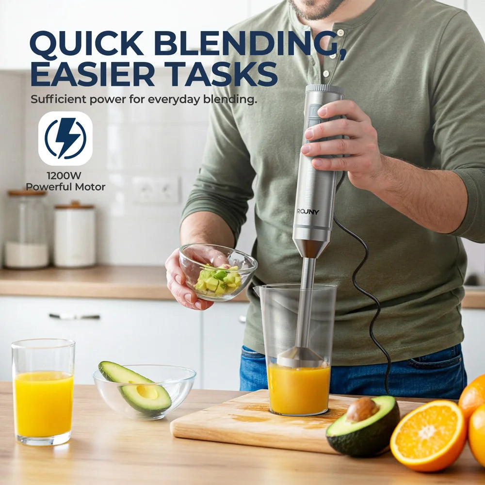 Blendzy 4-in-1 Hand Blender Set